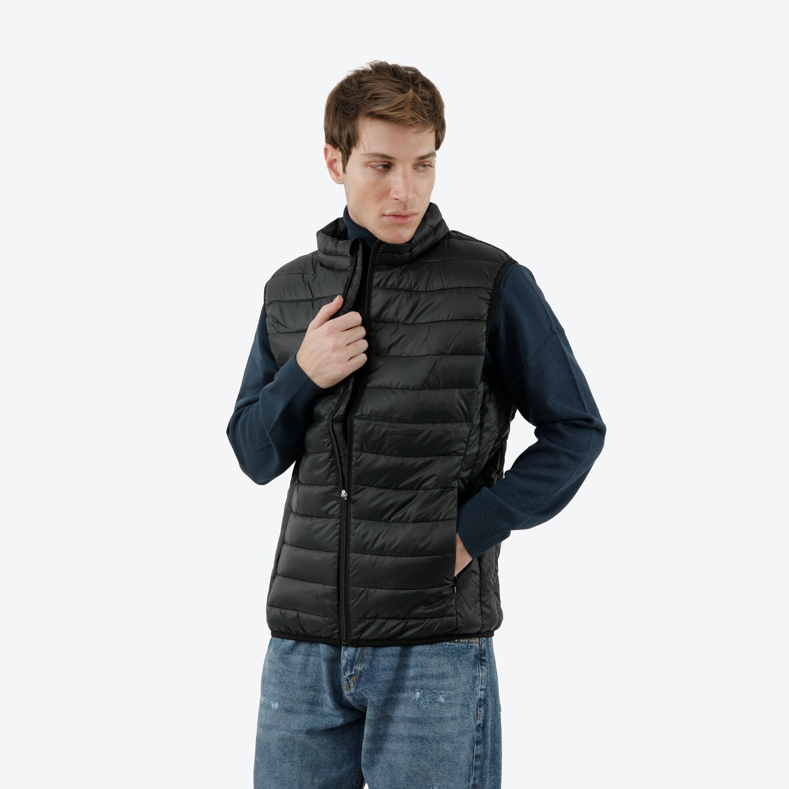 پافر مشکی بدون کلاه