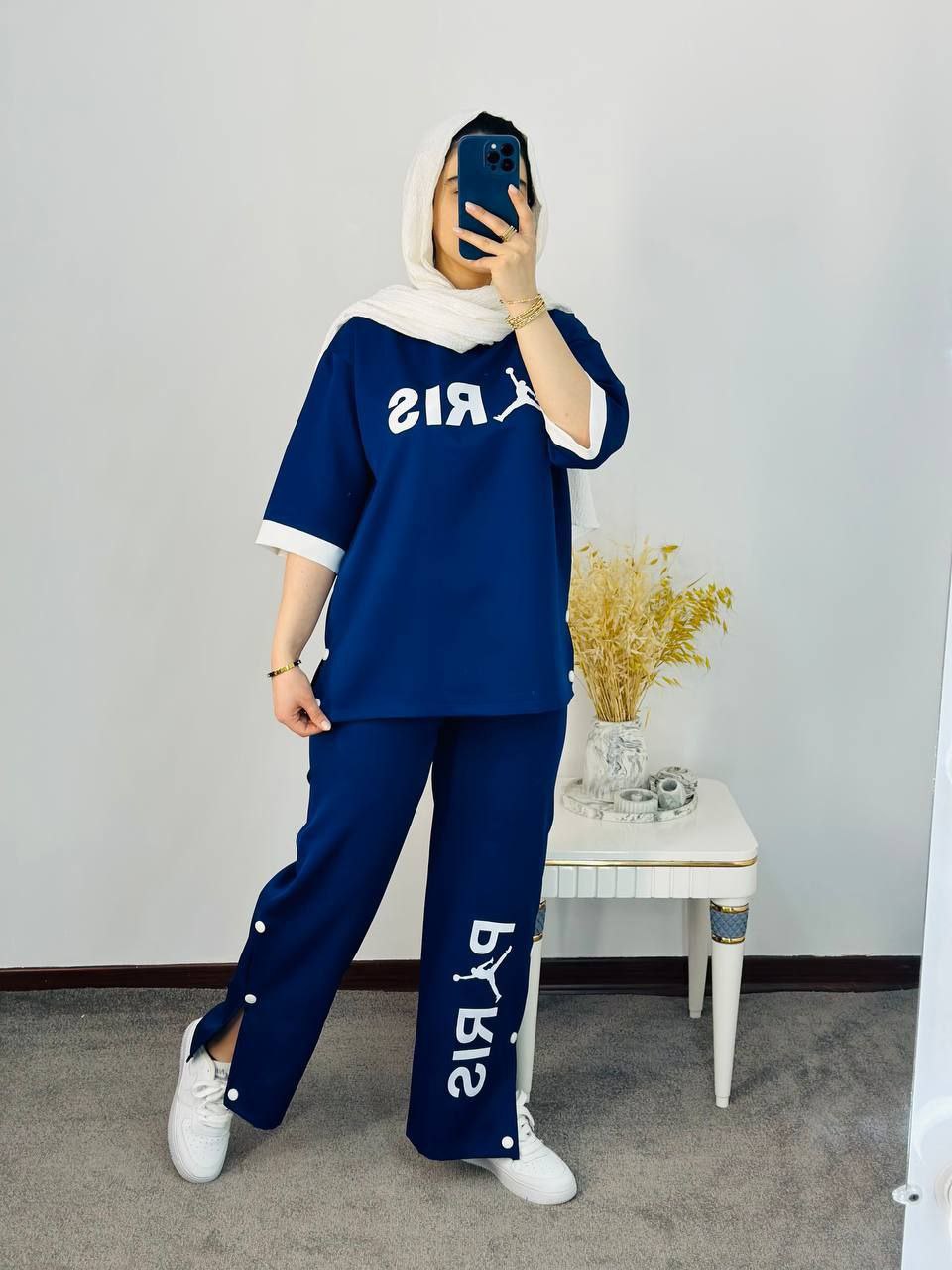 ست بلوزشلوار پاریس زنانه